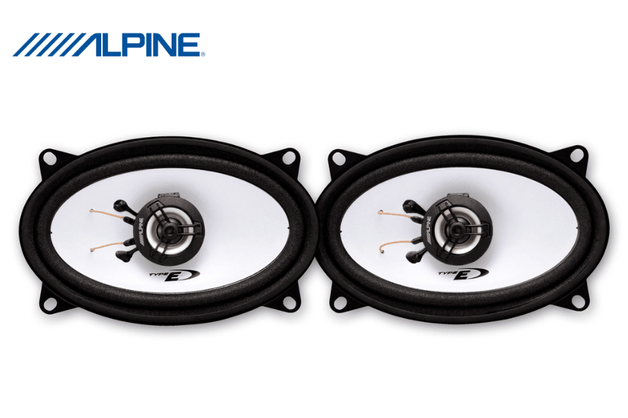 Alpine SXE-4625S 4×6" 2-Way Coaxial Car Speakers | 20W RMS