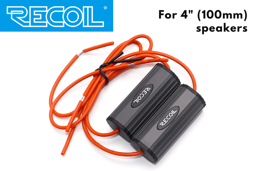 RECOIL Tweeter Bass Blockers/ Filters/ Capacitors (FOR 4 INCH (100mm) SPEAKERS)