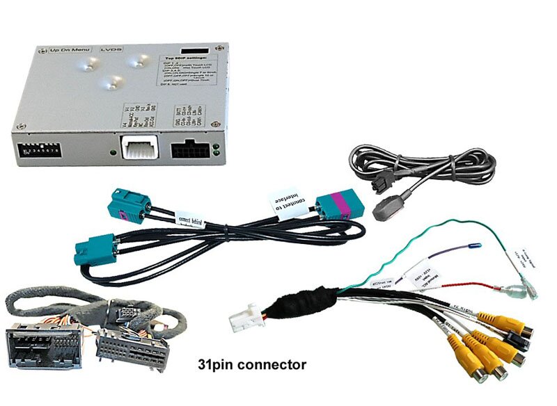 Mercedes Actros 5 2018 On & Arocs 2020 On AHD/CVBS Camera Interface (31pin radio connector)