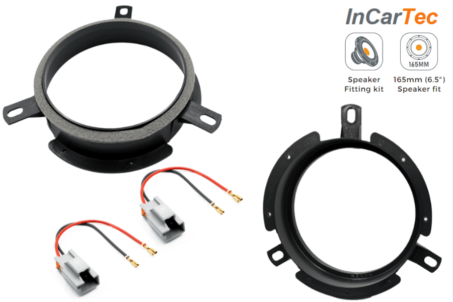 Volvo C, S, V, XC series (04-17) 165mm (6.5 Inch) speaker upgrade fitting kit