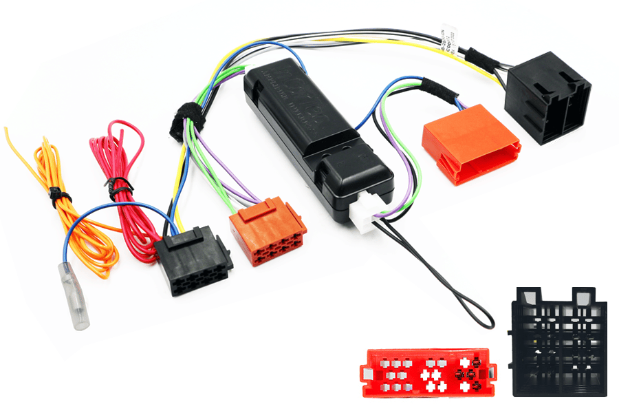 Audi models with RNS-D or TT (97-November01) ISO radio adapter harness, rear amplified