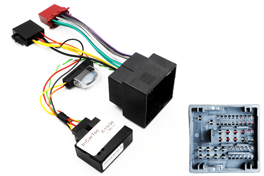 Peugeot Citroen (NAC) ISO cable with CANBUS ignition (Without Steering Wheel Controls)