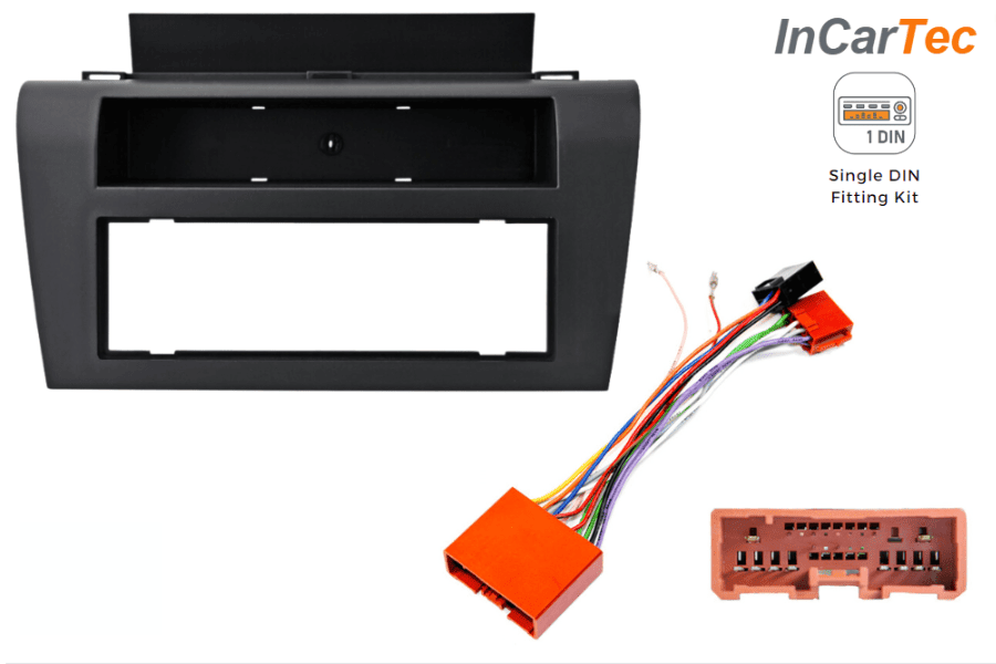 Mazda 3 (1st gen) BK (2003-2008) Single DIN car stereo upgrade fitting kit (WITHOUT SWC)