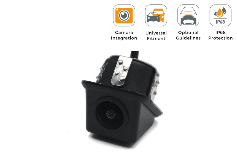 Universal push fit vehicle/ car front & rear view camera with 5m cable set (NTSC)