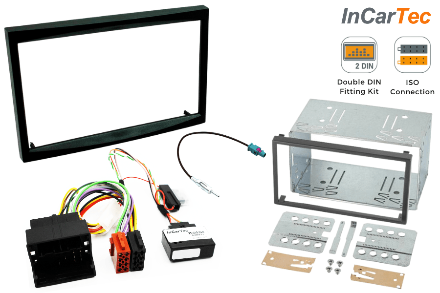 Citroen Berlingo, Peugeot Partner (2008-2018) Double DIN stereo upgrade fitting kit (WITHOUT SWC)