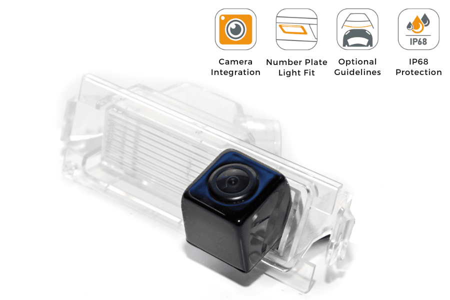 Kia Ceed/ Kia Rio (2012 Onwards) reverse view rear number plate light camera