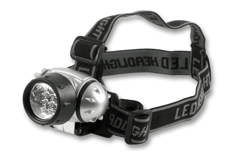 LED head torch with 12 high intensity LEDs