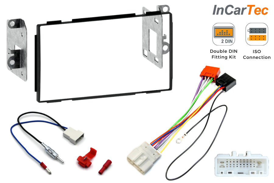 Nissan Qashqai (2007-2013) Double DIN car stereo upgrade fitting kit (WITHOUT STEERING CONTROLS)