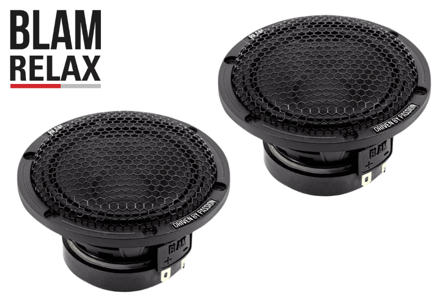 BLAM RELAX R80 80mm (3") mid-range driver car audio speakers (PAIR)