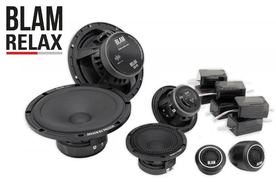 BLAM RELAX 165R3 165mm (6.5inch) 3-Way (2+1) Separate-Channel Loudspeaker car audio System (PAIR)