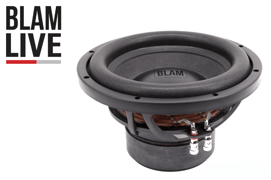BLAM LIVE L25 DB 600w 10 Inch car subwoofer with 2x 2ohm dual voice coil