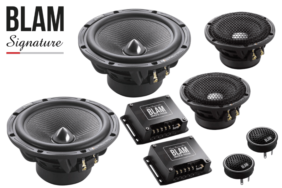 BLAM SIGNATURE S 165.300 165mm (6.5 inch) 250W 3-Way (2+1) component speaker system