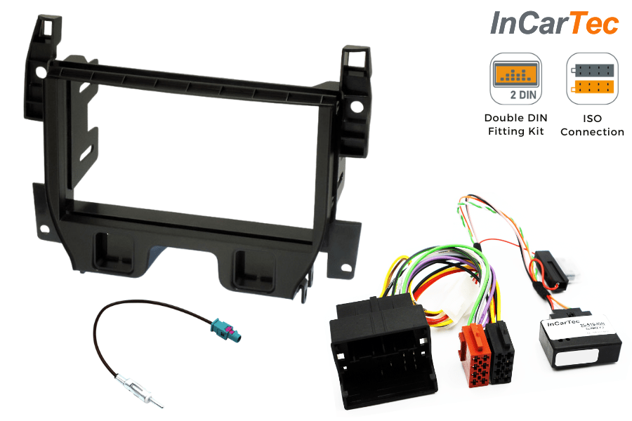Citroen C3 (2010-2016) DS3 (2010-2019) Double DIN car stereo upgrade fitting kit (WITHOUT SWC)