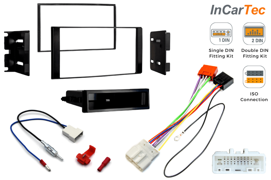 Nissan NV200 (2010-2019) Single/ Double DIN car stereo upgrade fitting kit (WITHOUT SWC)