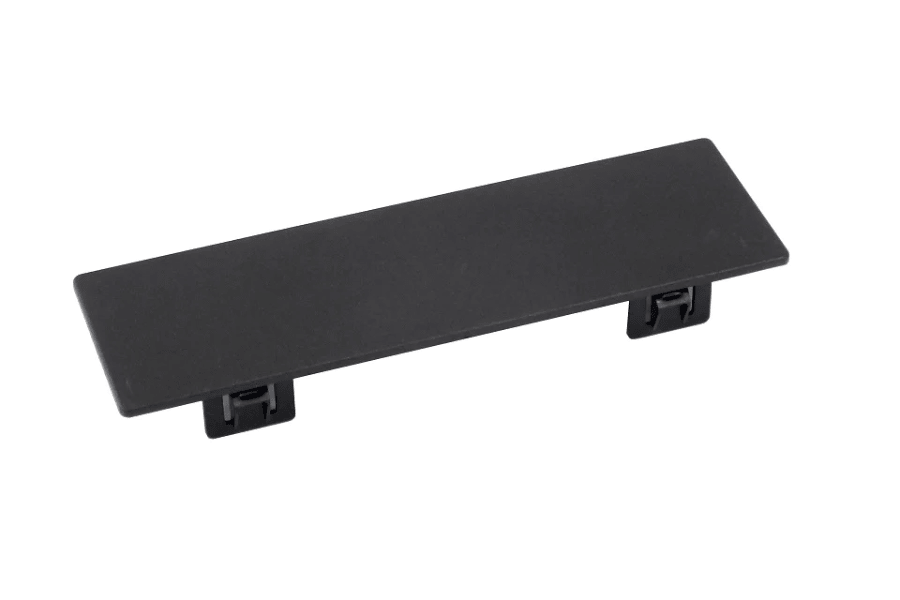 Universal Single DIN car radio push fit blanking plate panel (With plastic snap-in clips)