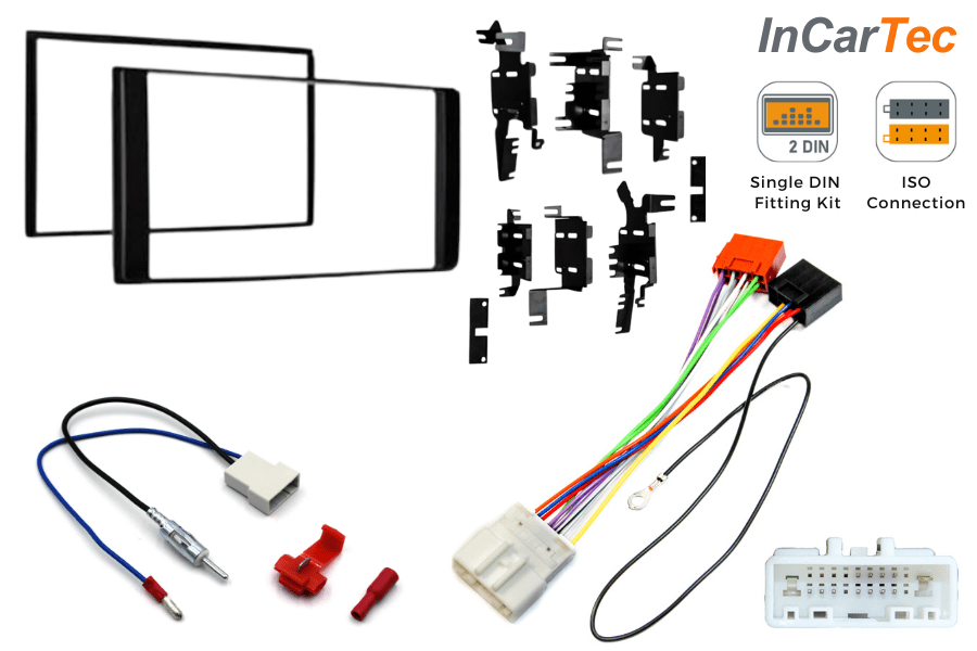 Nissan Juke (2010-2014) Double DIN stereo upgrade fitting kit (WITHOUT STEERING CONTROLS)