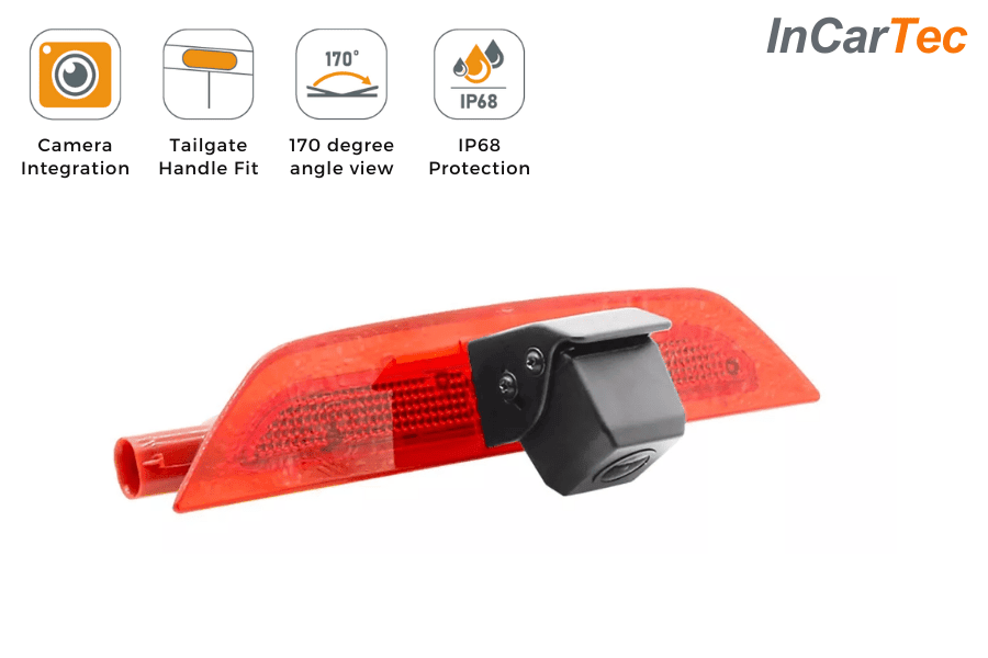 Volkswagen Caddy (2020 Onwards) High-Level Brake Light Reversing Camera