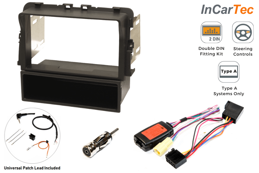 Renault Trafic, Primastar, Vauxhall Vivaro (2011-2014) Double DIN stereo fitting kit (TYPE A RADIO)