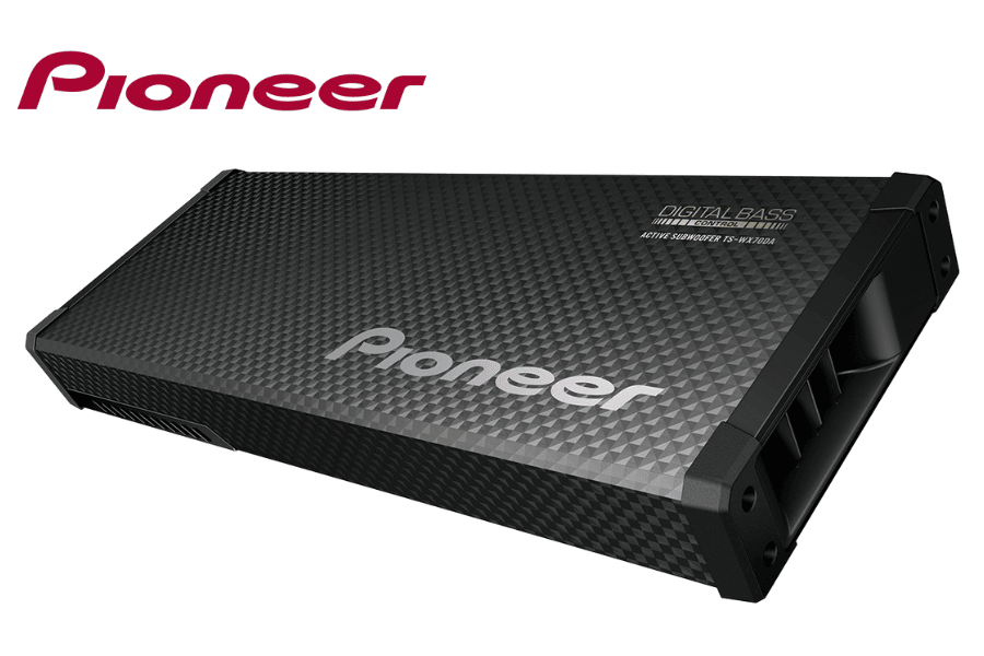 Pioneer TS-WX70DA Space saving active boot mounted car subwoofer with bass control (200W)