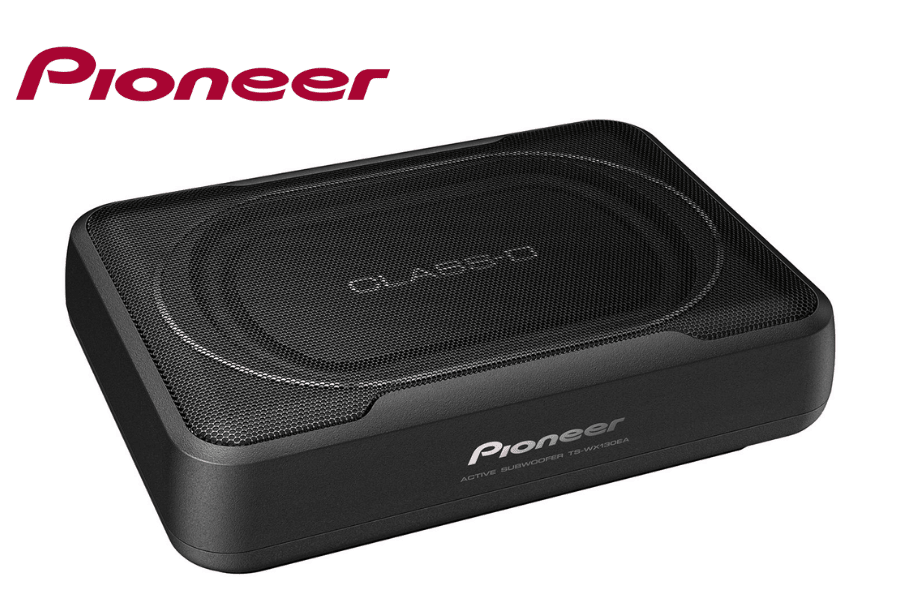 Pioneer TS-WX130EA space saving active underseat car subwoofer with Class-D amplifier