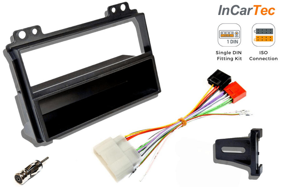 Ford Fiesta Fusion (4500 RDS) Single DIN car stereo fitting kit (Without Steering Controls)