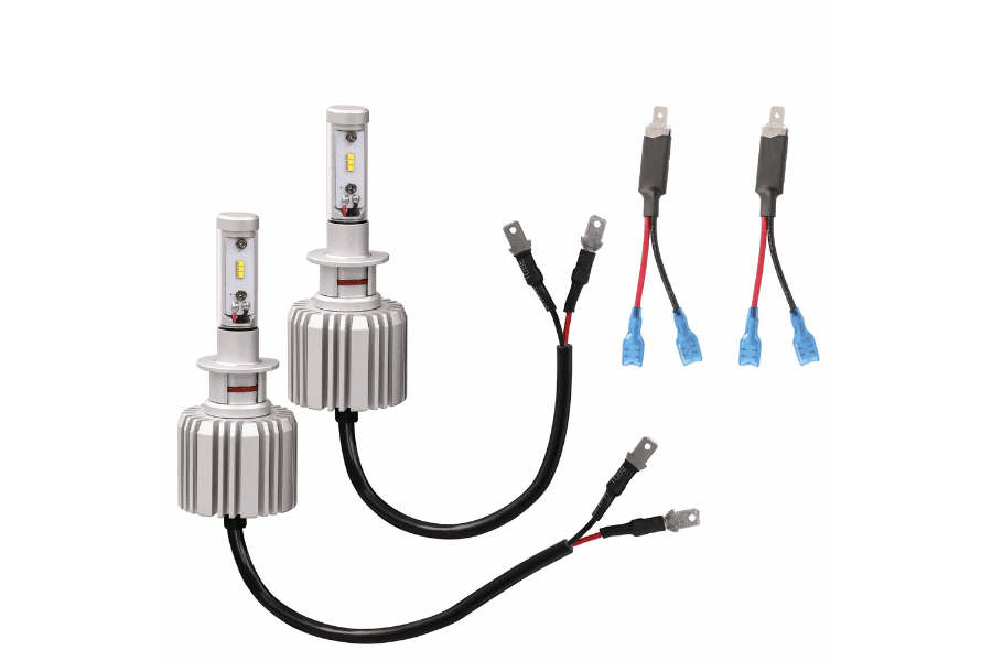 Heise HE-H1LED 6,000 Lumens H1 Single Beam Led Bulb Kit (PAIR)