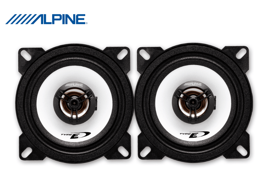Alpine SXE-1025S 4 Inch (10cm) Coaxial Car Speakers | 2-Way | 180 Watts