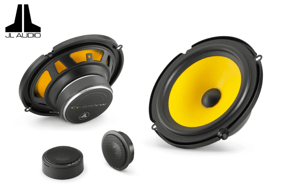JL Audio C1-650 6.5 Inch (165mm) Component Car Speaker system | 2-Way | 50 Watt RMS