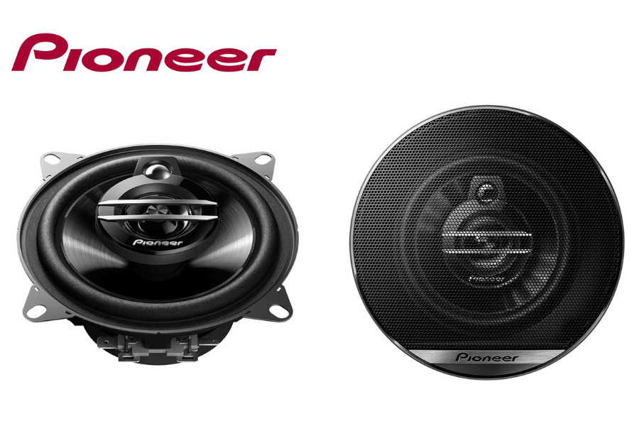 Pioneer TS-G1030F 4 Inch (100mm) Coaxial Car Speakers | 3-Way | 210 Watts