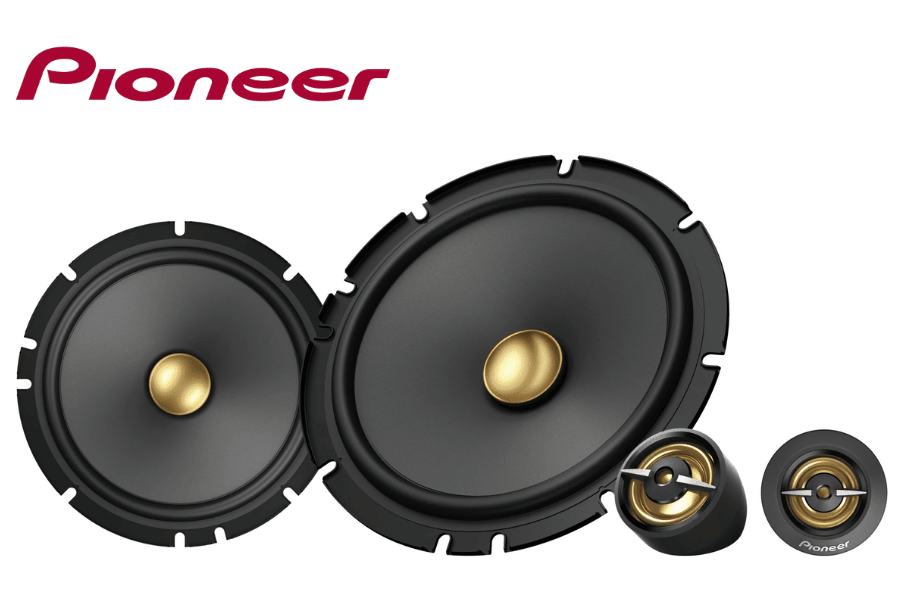 Pioneer TS-A1601C 6.5" (165mm) 2-Way Component Car Speaker System | 350 Watts