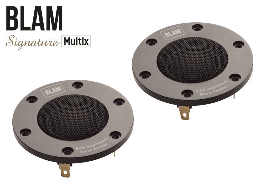 BLAM SIGNATURE MULTIX TSM 25 MG70 HR 25 mm Magnesium Dome Tweeters (Black)
