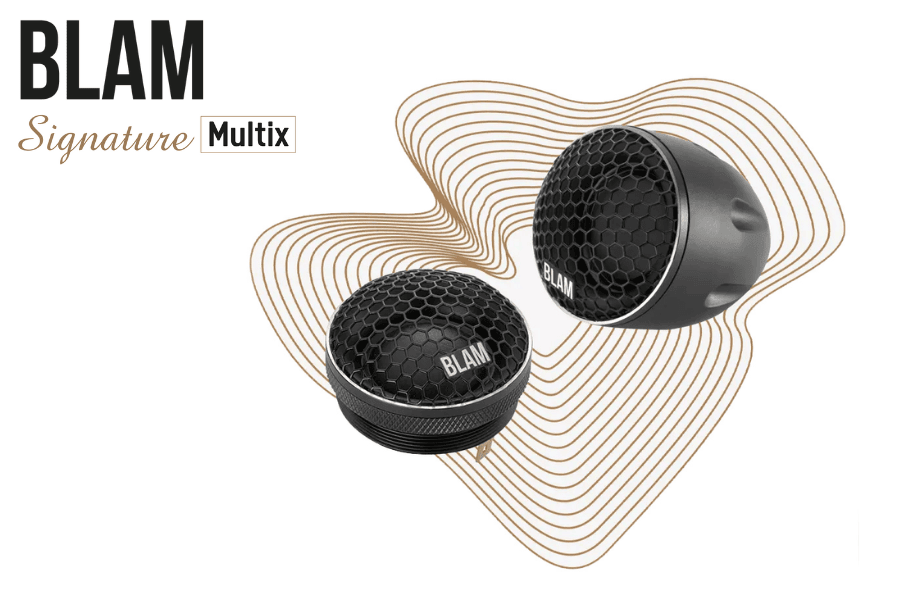 BLAM Multix TSM 25 S45 High-Resolution 1" Soft Dome Car Tweeters