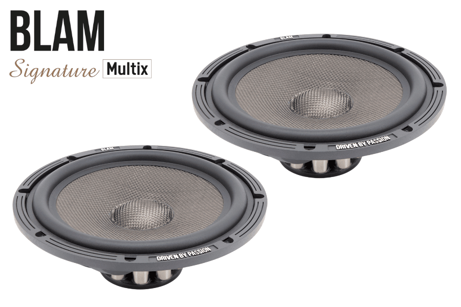 BLAM Signature Multix WS8 8" (200mm) 250W high-fidelity car audio speakers