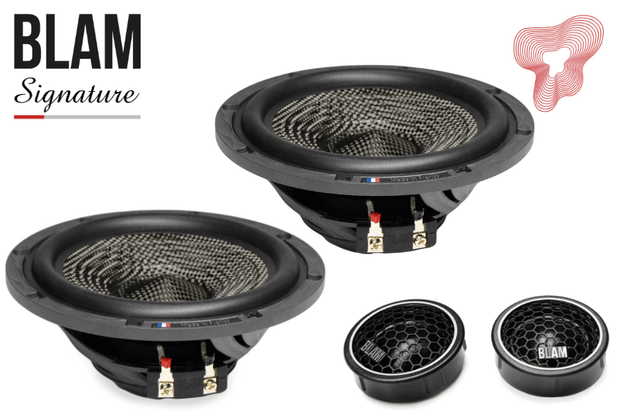 BLAM Signature 165 S45 Active 165mm (6.5") shallow depth 2-way component speaker system