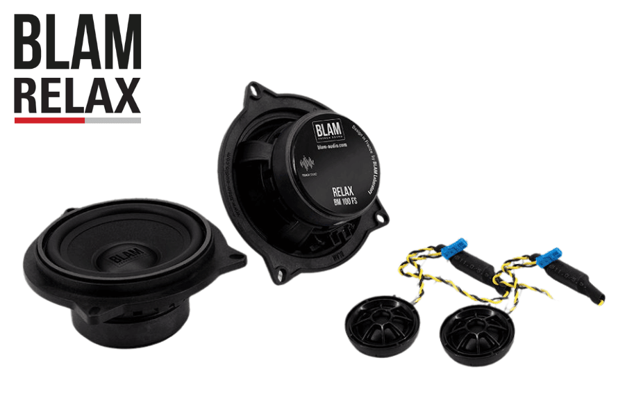 BLAM Relax BM100FS 4" (100mm) Component Speaker Kit | BMW & MINI