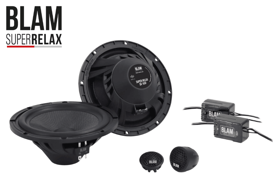 BLAM Super Relax SR165F 6.5" (165mm) 2-Way Component Speaker System  
