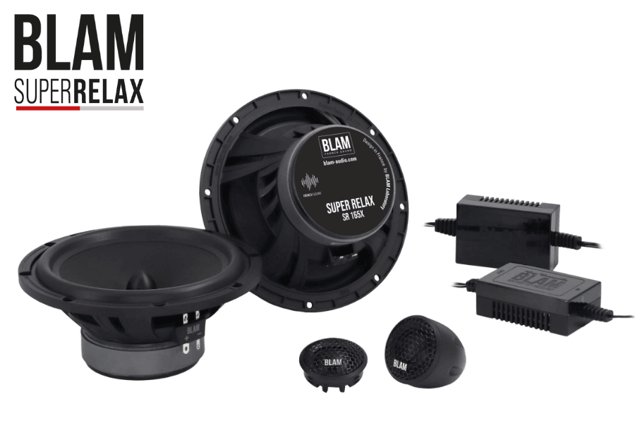 BLAM Super Relax SR165X 6.5" (165mm) 2-Way Component Speaker System  