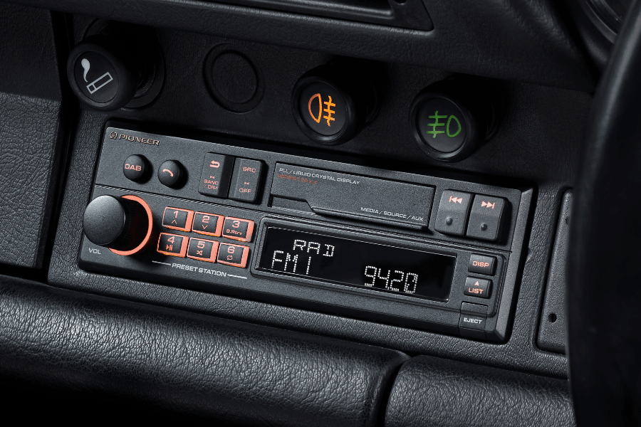 Pioneer SXT-C10PS Retro Tape Deck Style Car stereo with DAB, Bluetooth, USB, AUX