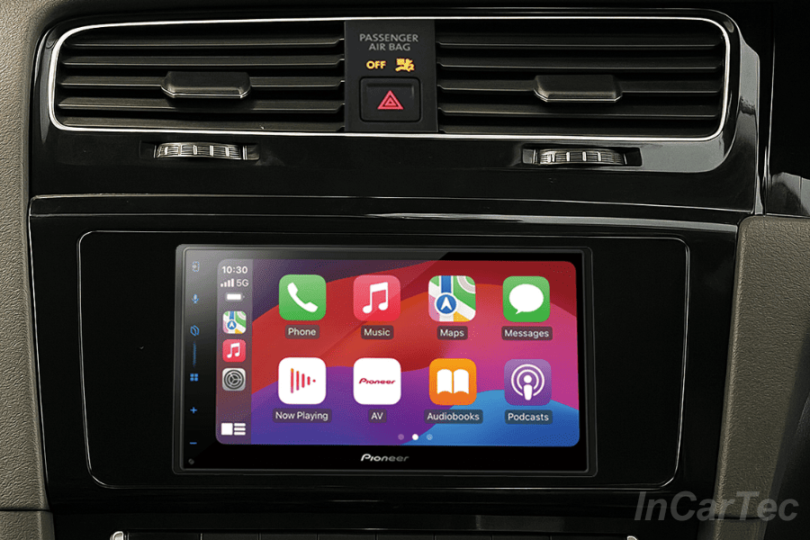VW Golf MK7 (2012–2016) Pioneer SPH-DA77DAB Stereo Upgrade Kit with Wireless Carplay/ Android