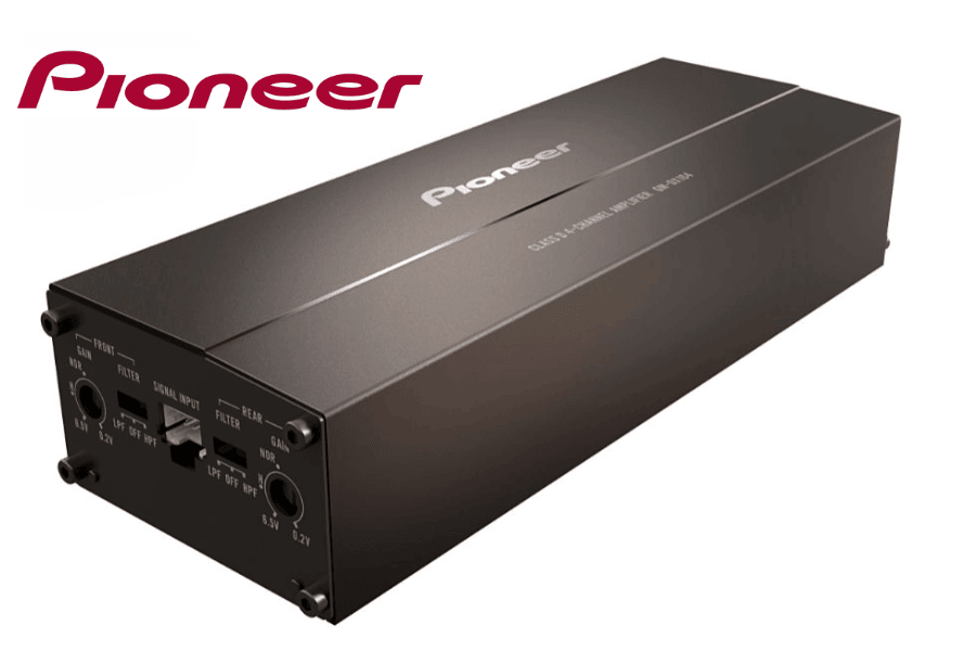 Pioneer GM-DX104 400W Class FD 4-Channel amplifier with TVC concept and input sensor