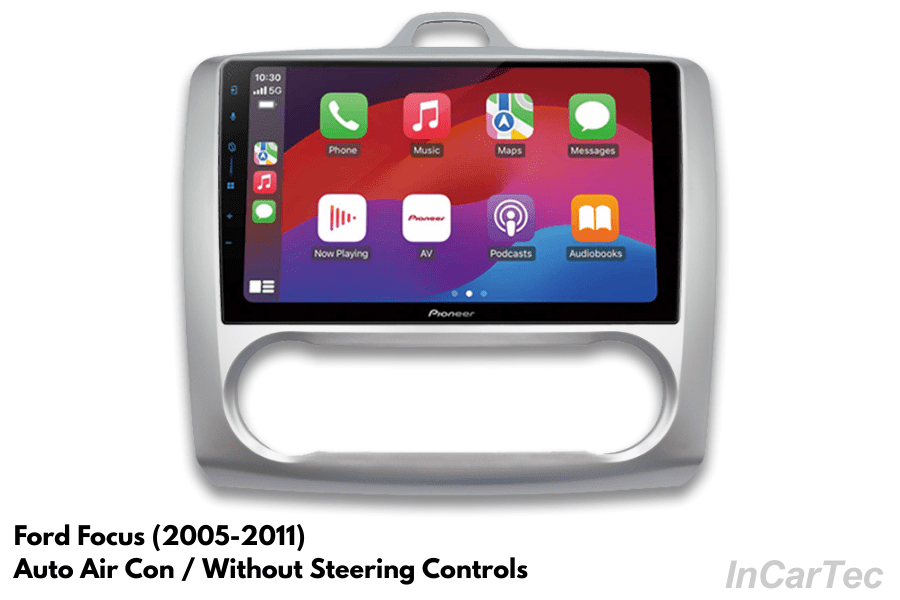Ford Focus (2005-2011) Pioneer SPH-PF97BT 9" Perfect Fit Car Stereo Upgrade (Auto Air Con/ No SWC)