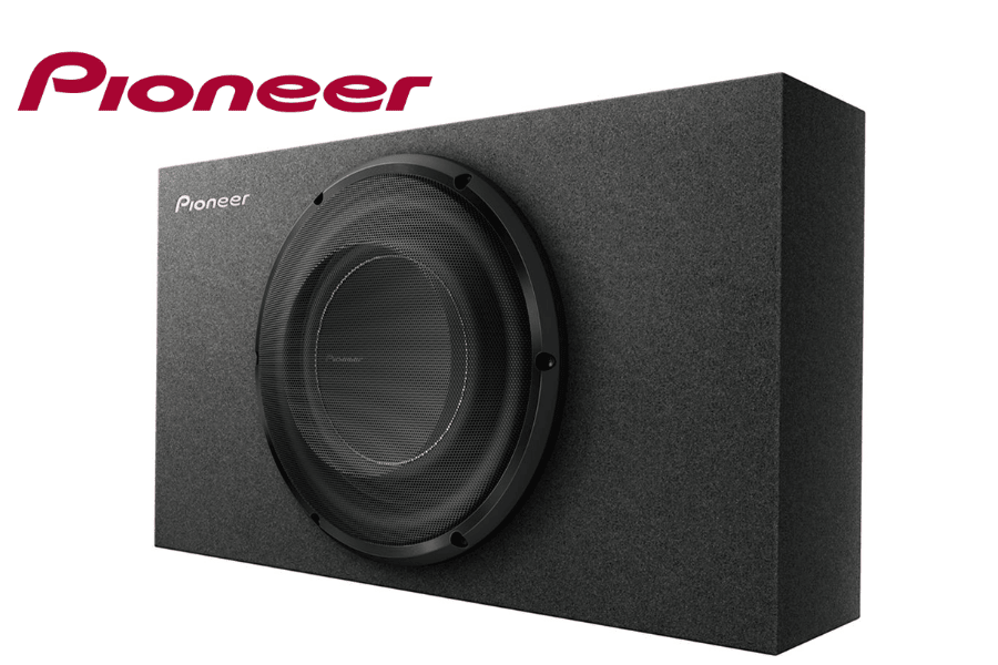 Pioneer TS-D10LB 10" Shallow Sealed Sub Enclosure – 350W RMS / 1300W Peak