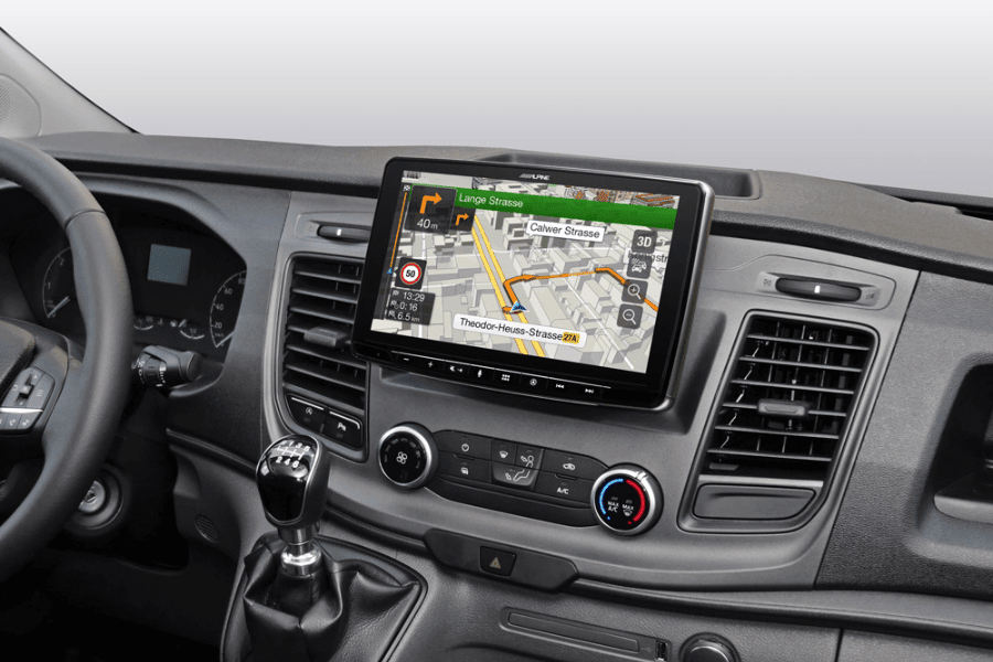 Alpine INE-F904TRA Halo9 9" Navigation Head Unit for Ford Transit Custom (2018-2024)