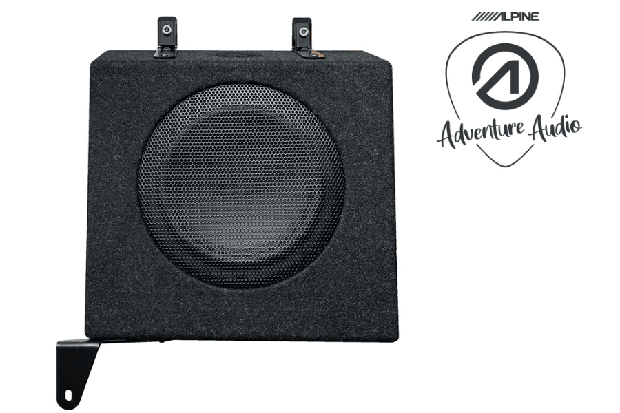 Alpine SWC-W84TRA7 8" Under-seat Subwoofer with Custom Enclosure for Ford Transit 7 Series