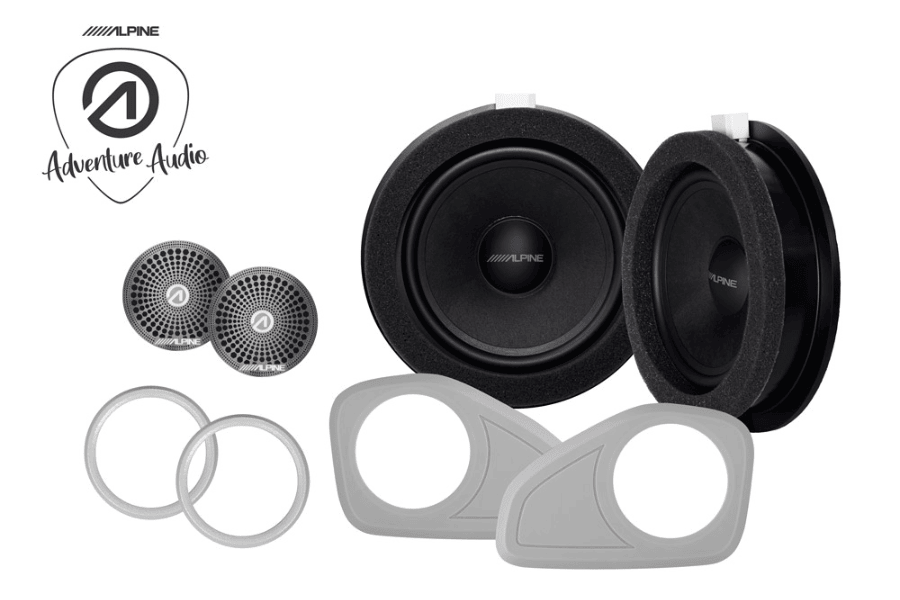 Alpine SPC-106TRA7 Front Speaker and Tweeter System for Transit/ Transit Custom/ Tourneo Custom