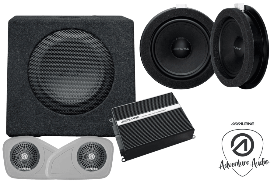 Alpine Adventure Audio Upgrade Package for Ford Transit 7, Transit 7 Custom & Tourneo 7 Custom