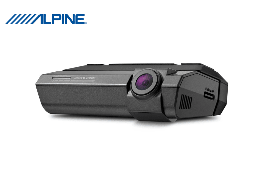 Alpine DVR-F790 Connected Dash Cam with Docking Function | Full HD 1080p, WiFi, Parking Mode