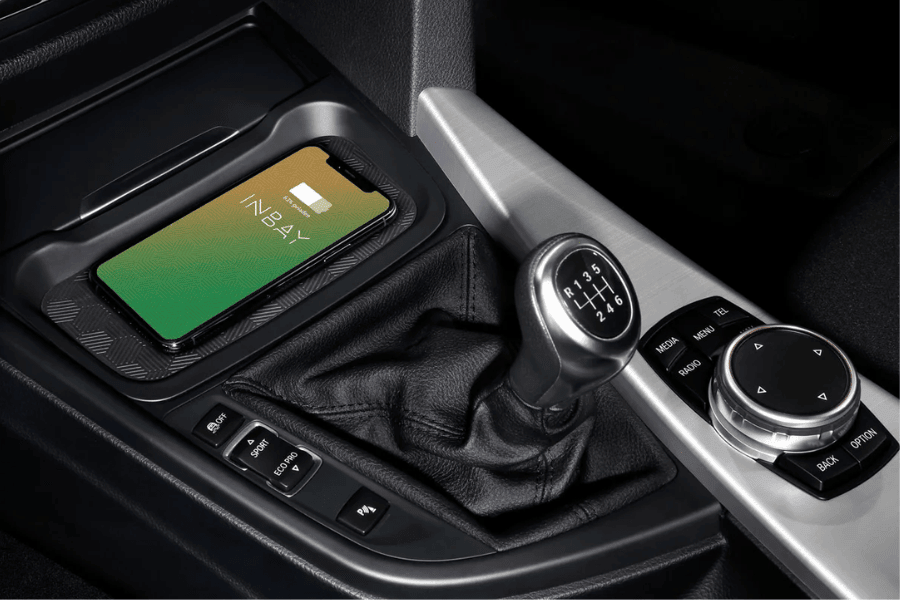 INBAY® BMW 3/4 Series (F30 F36, F80–F83) 10W integrated Wireless smartphone charging tray (RHD)