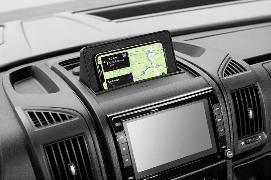 INBAY® Peugeot Boxer & e-Boxer (2007–2024) integrated Wireless smartphone charging tray (15W)