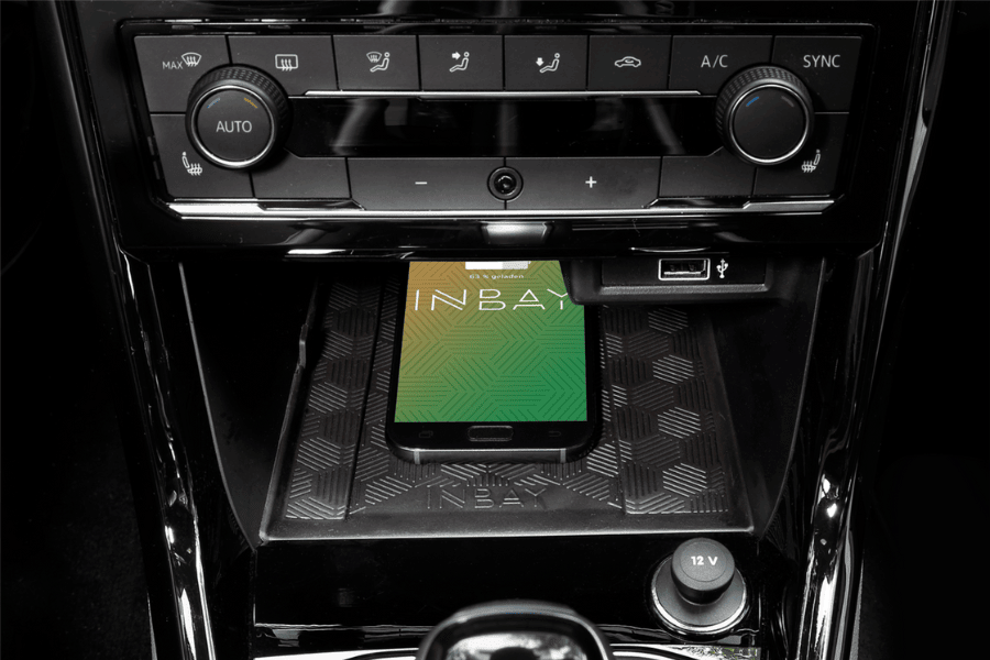 INBAY® VW Polo (17-24) & Taigo (21-24) 15W Wireless smartphone charging pocket